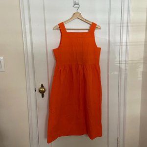 Everlane Seersucker Midi Dress